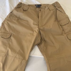 5.11 Tactical Series pants 36/32 tan with Tac belt